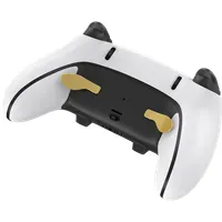 VENOM VS5017 PS5 Edge Custom Kit Fekete Arany 10 alkatrész 3 pár hüvelykujjmarkolat 2 pár hátsó lapát tároló tok #3