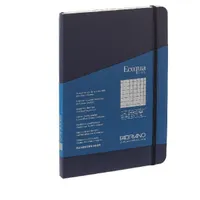 Fabriano 19621104 Ecoqua Plus A5 80 lapos kockás kék notesz