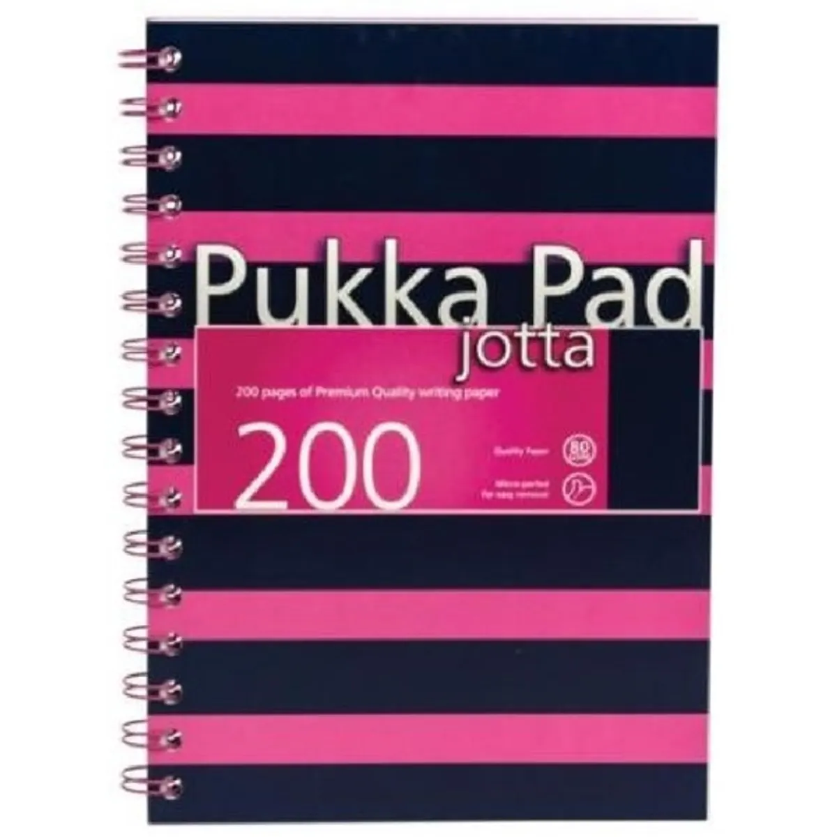 Pukka pad A15579681 Jotta pad navy pink A4 200 oldalas vonalas spirálfüzet #1