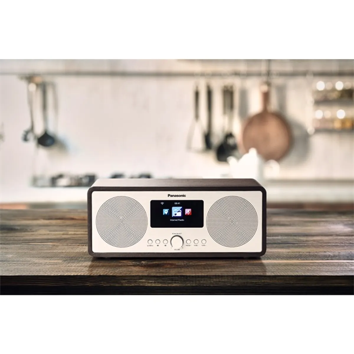 Panasonic RF-D40EG-K DAB FM internetes Bluetooth WiFi USB TFT LCD távirányító óra ébresztő #8