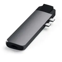 Satechi ST-TCPHEM Alumínium pro type-C hub 4K HDMI RJ45 2x USB-A 1x USB-C microSD SD Szürke #3