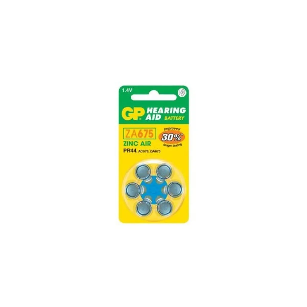 GP batteries B3575 hallókészülék elem cink-levegő 6db bliszter #1