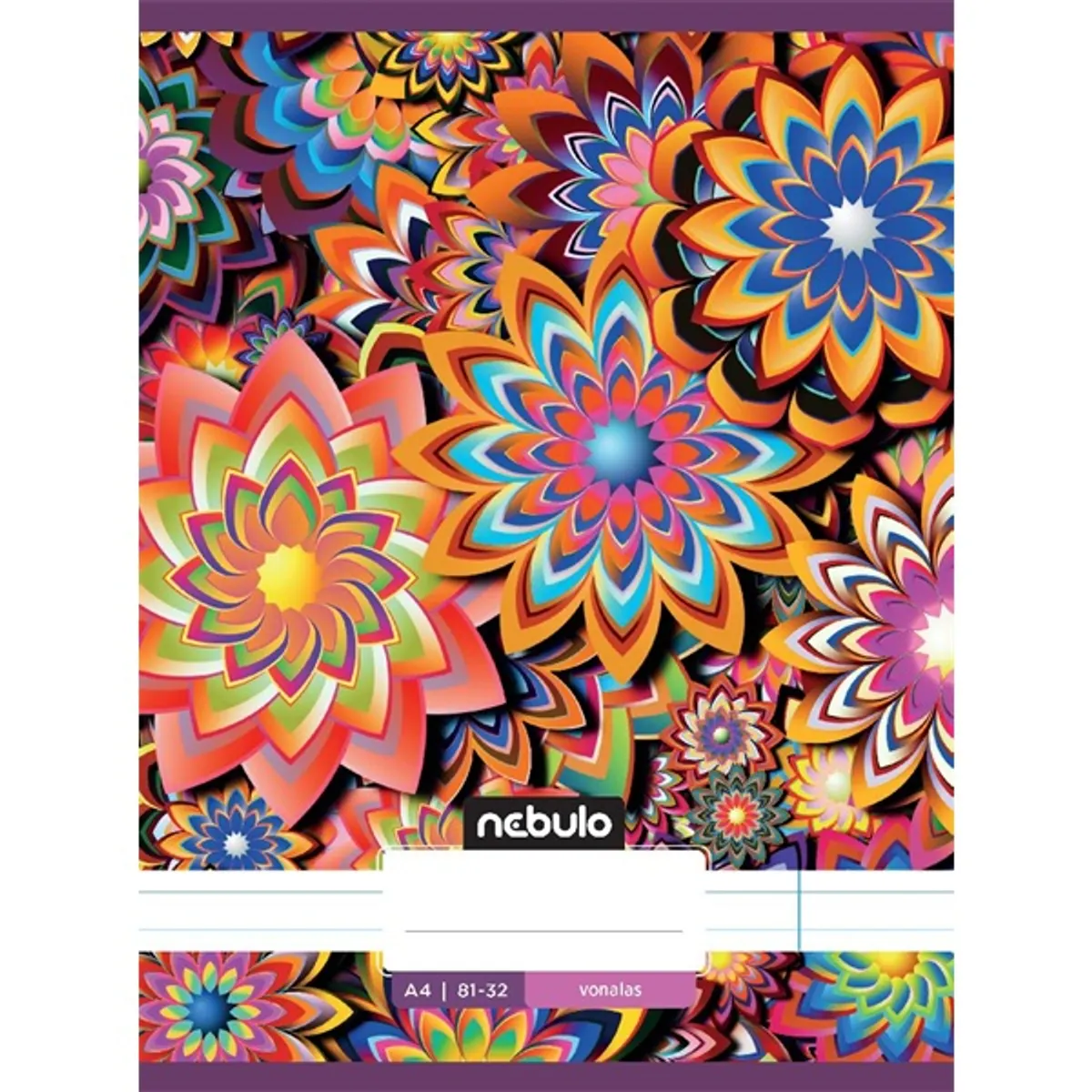 Nebulo Vo-Ld-A4 L-Design füzet 32 lap vonalas tűzött #2