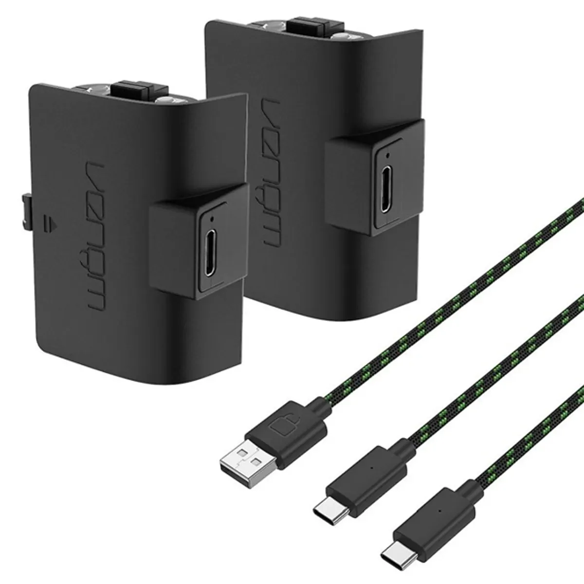 Venom VS2883 2x1100mAh akkumulátor és töltőkábel Xbox Series S és X fekete 3m #1