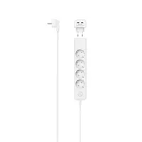 Hama 00223191 hálózati elosztó 5-ös +2x usb fehér 1,4 m