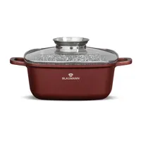 Blaumann BL-4091 Cerastone collection 22 cm négyzet alakú edény fedővel alumínium bronz 5,4 L