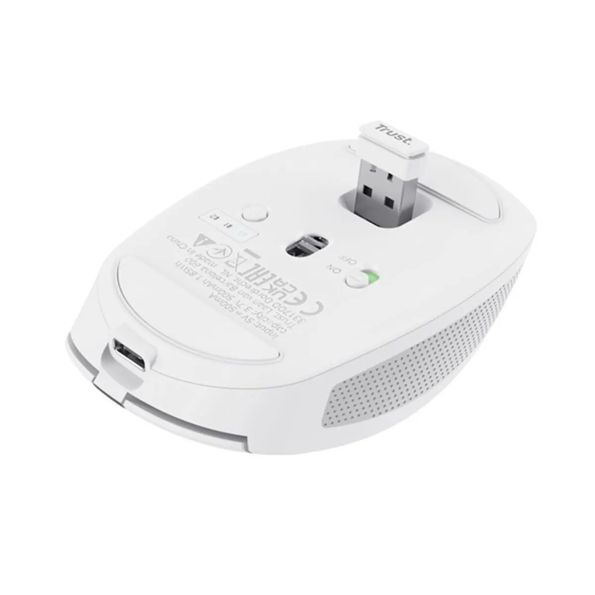 Trust 24933 Ozaa Compact 2.4GHz Bluetooth 3200 DPI USB vevőegység Beépített akkumulátor több eszköz #8
