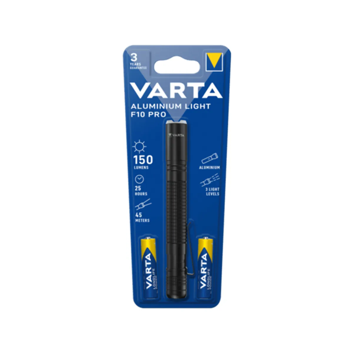 VARTA 16606101421 Alumínium Light F10 Pro elemlámpa led integrált 150 lm 25 óra 45 m #2