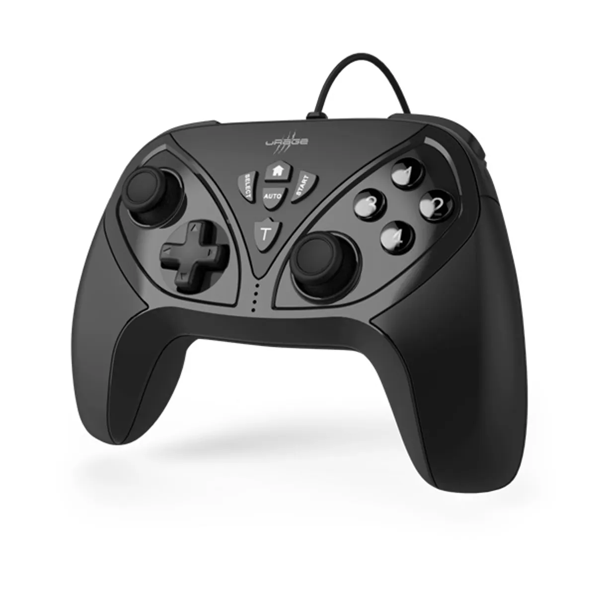 URAGE 00186074 Vendetta 210 kontroller fekete vezetékes PC force feedback 10 db gomb #1