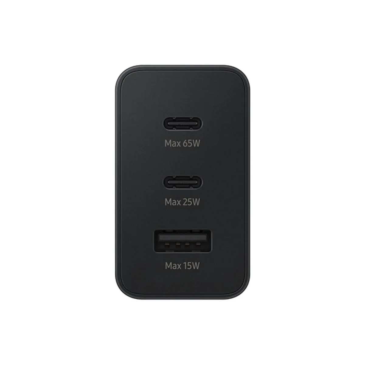 Samsung EP-T6530NBEGEU 65W PD gyorstöltő 2x USB-C 1x USB-A fekete univerzális kompatibilitás #3