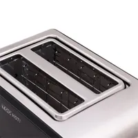 TOO TO-2SL105SS-800W kenyérpirító Inox 2-szeletes Morzsatálca Olvasztási funkció Automatikus középre igazítás #6