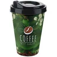 TITIZ AP-9122 IRIS COFFEE CUP műanyag pohár 400 ml tetővel többszínű #2