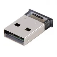 Hama 00053312 Bluetooth 5.0 EDR nano USB adapter Class 2 10 méterig adatátviteli sebesség 3 Mbit másodpercenként 128 bites AES titkosítás