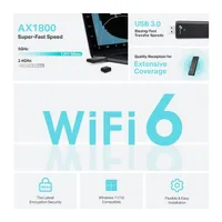 TP-LINK ARCHER TX20U Archer TX20U 574 1201 Mbps 802.11ax ac n a g b WEP WPA WPA2 #3