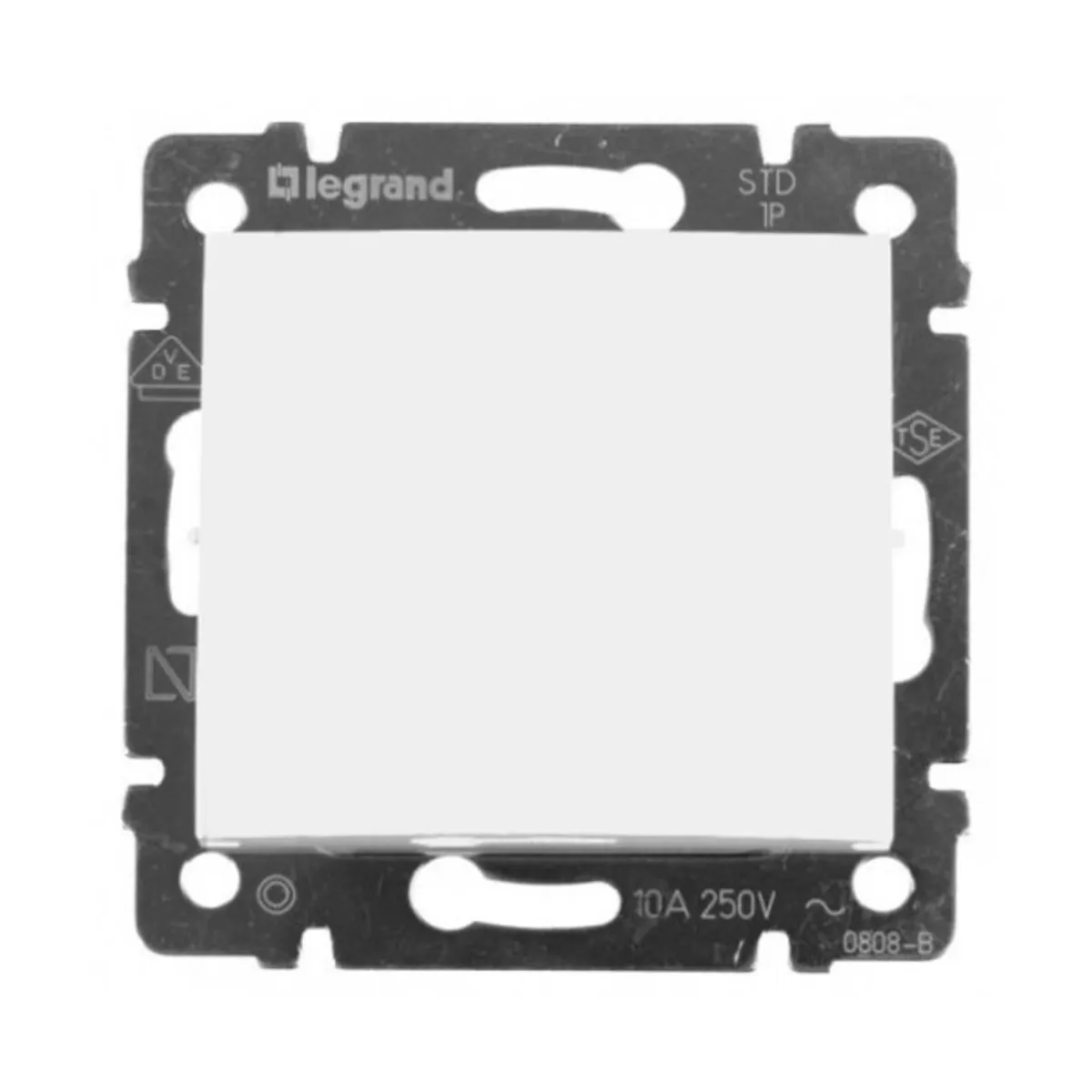 LEGRAND 774406 Valena váltókapcsoló fehér 10A IP31 rugós vezetékbekötéssel #1
