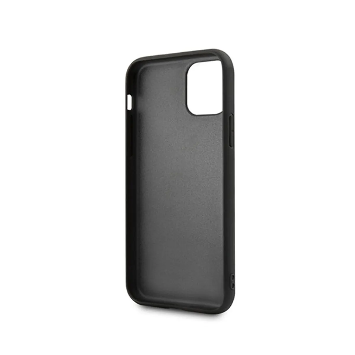 BMW BMHCN65PELBK vízszintesen csíkozott kemény tok fekete iPhone 11 Pro Max 6,5" #3