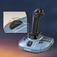 Thrustmaster 4460217 TCA Captain Pack X Airbus Edition Kék, Fekete 21 gombos Vezetékes PC Xbox One Xbox Series oldalsó botkormány és quadrant #9