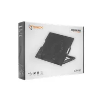SBOX CP-12 Notebook hűtőpad 17,3" usb hub 1 ventilátor 800-1200 RPM fekete #6