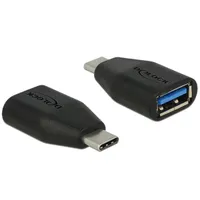 Delock 65519 USB-C dugó USB-A hüvely adapter fekete USB 3.1 Gen 2 #1