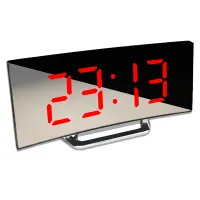 TOO DC-213-BR Ébresztőóra fekete LED kijelző szundi funkció éjszakai mód