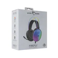 White Shark WS GH-2342B FIREFLY fekete 2.0 fejhallgató 50 mm USB 3,5 mm bal oldali mikrofon 210 cm frekvencia 20 - 20000 Hz impedancia 20 ohm 117 dB #8
