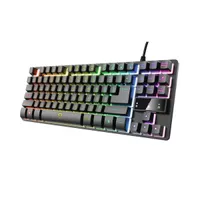 TRUST 24292 GXT 833 Thado TKL 87 billentyű RGB LED USB 2.0 magyar