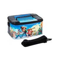 Konix KX-OP-LB One Piece Nintendo Switch utazótáska nejlon 195x280x142 mm cipzár többszínű és fekete