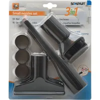 Scanpart 1190000112 Univerzális mini szívófej szett fekete 32 mm adapter univerzális kompatibilitás 1 db #1