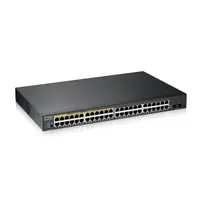 ZYXEL GS1900-48HPV2-EU0101F GS1900-48HPV2 48-portos GbE okos menedzselt PoE 170W 2xSFP #2