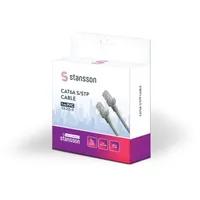 STANSSON cs-225-d cat6a sstp kábel 100 cm bézs PVC borítás