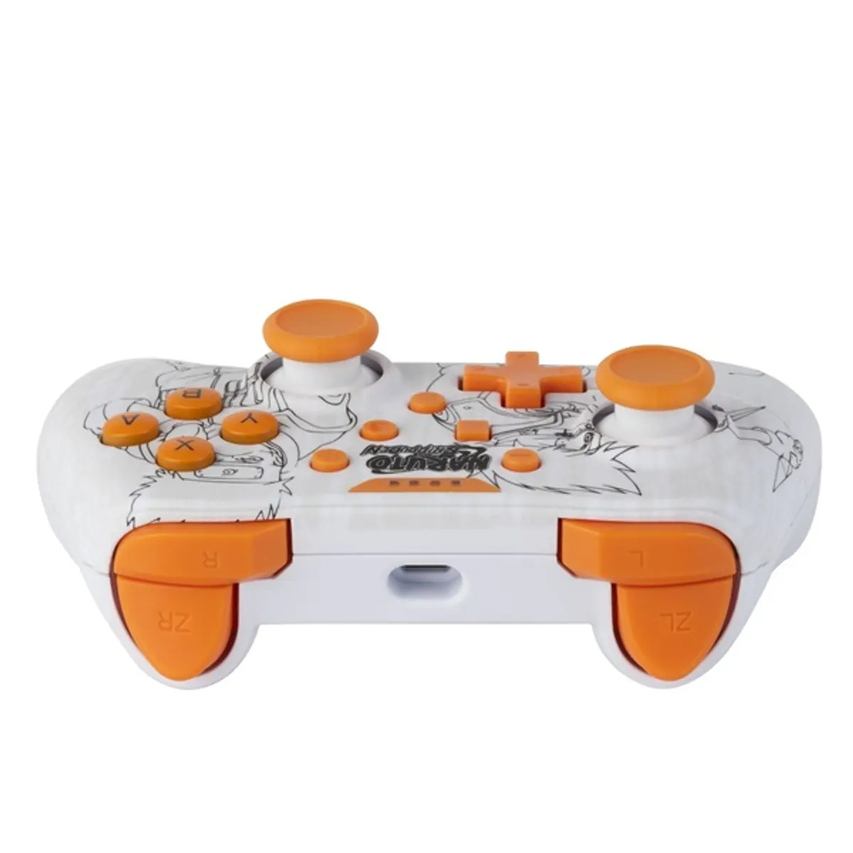 KONIX KX-NAR-SW-PAD-WHI Naruto Nintendo Switch és PC vezetékes kontroller fehér 3m USB #4