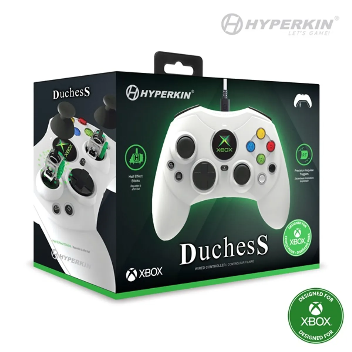 HYPERKIN M01618-WH Duchess Fehér vezetékes PC Xbox Series X és S és Xbox One kompatibilis Windows 10 és 11 #5