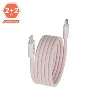 AVAX CB611P MAGNETY 27W 1m USB-C - Lightning adat- és töltőkábel rózsaszín #4