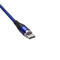 AKYGA AK-USB-42 mágneses USB-kábel USB A és USB C kék 100 cm adat- és töltőkábel #3