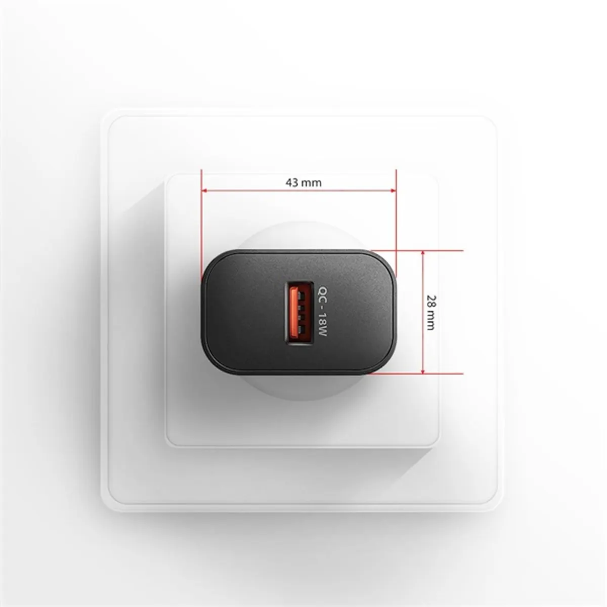 AXAGON ACU-QC18 QC3.0 USB-A falitöltő 18W univerzális kompatibilitás #7