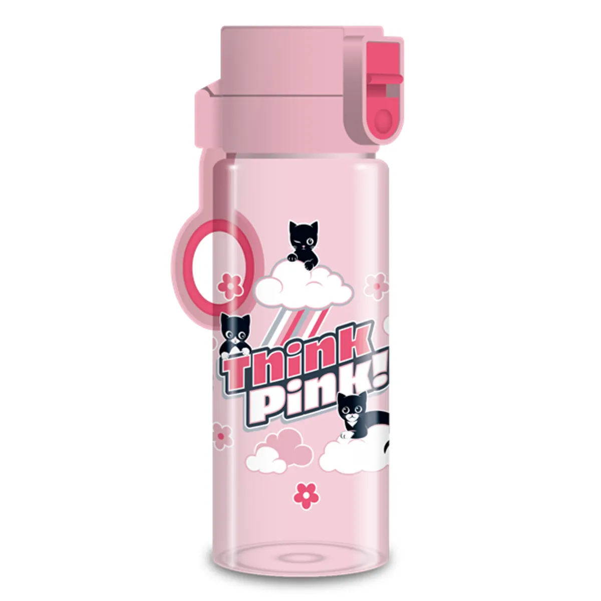 ARS UNA 55024624 Think-Pink kulacs Eastman tritan 0,47 L BPA-mentes két állású záras tető #1