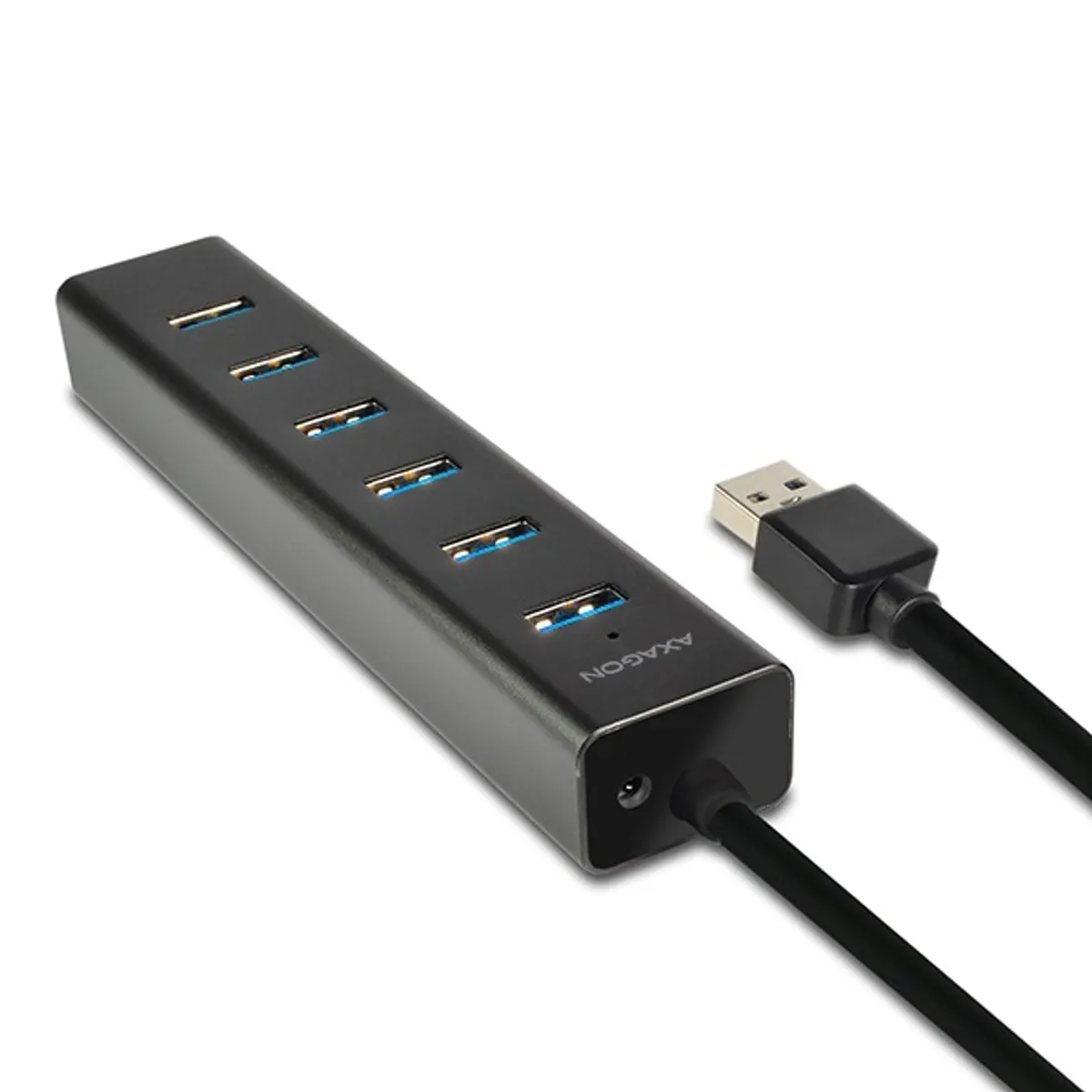 AXAGON HUE-SA7BP 7 portos USB 3.0 töltő hub 2A töltés minden porton USB Battery Charging 1.2 #2
