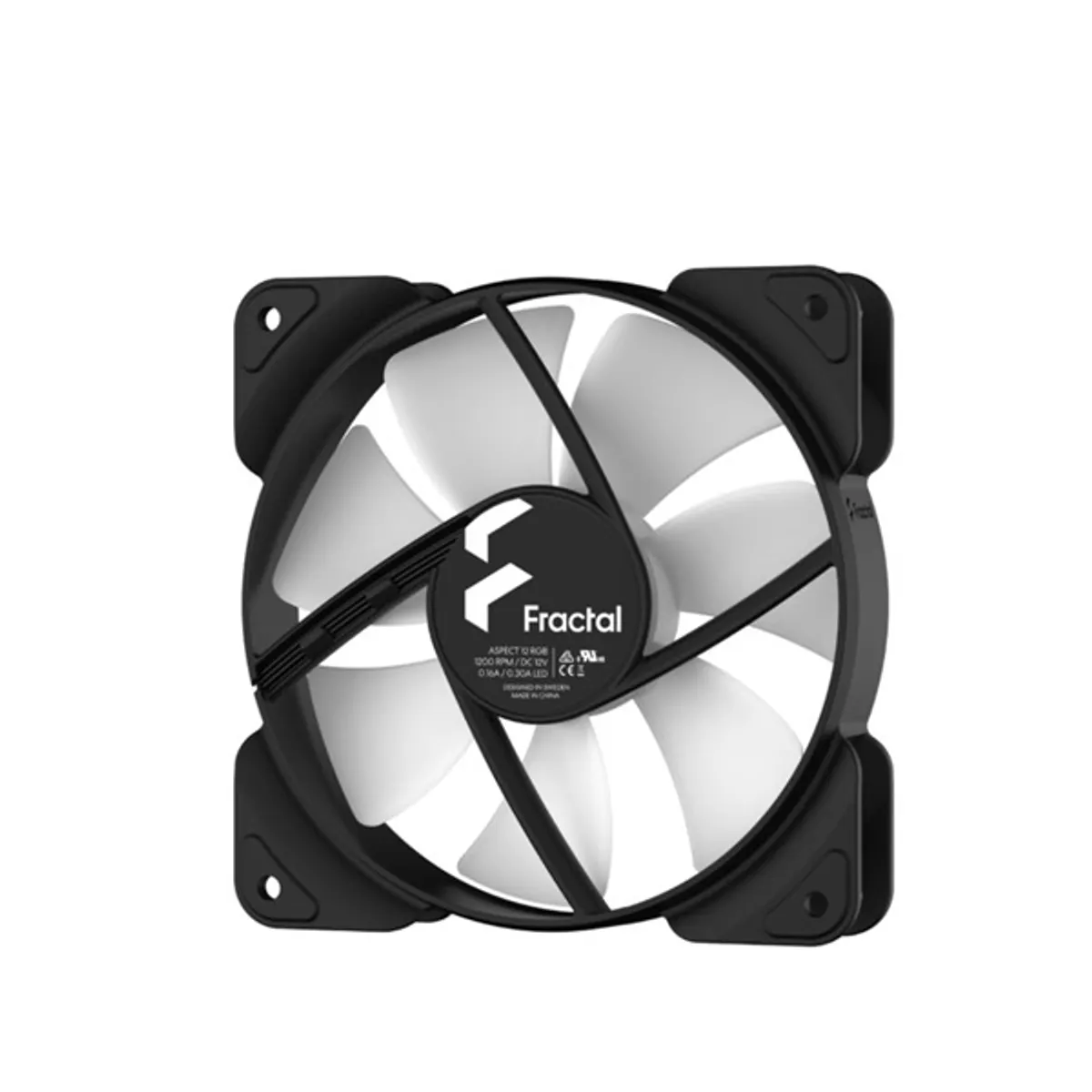 Fractal Design FD-F-AS1-1206 Aspect 12 RGB 3-pack 120 mm 12V rifle csapágy 7-lapátos 18 dB 2000 RPM #4