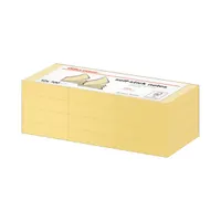 Office Depot 6047559 öntapadós jegyzettömb 38x51mm, 12 tömb/csomag, 100 lap, sárga