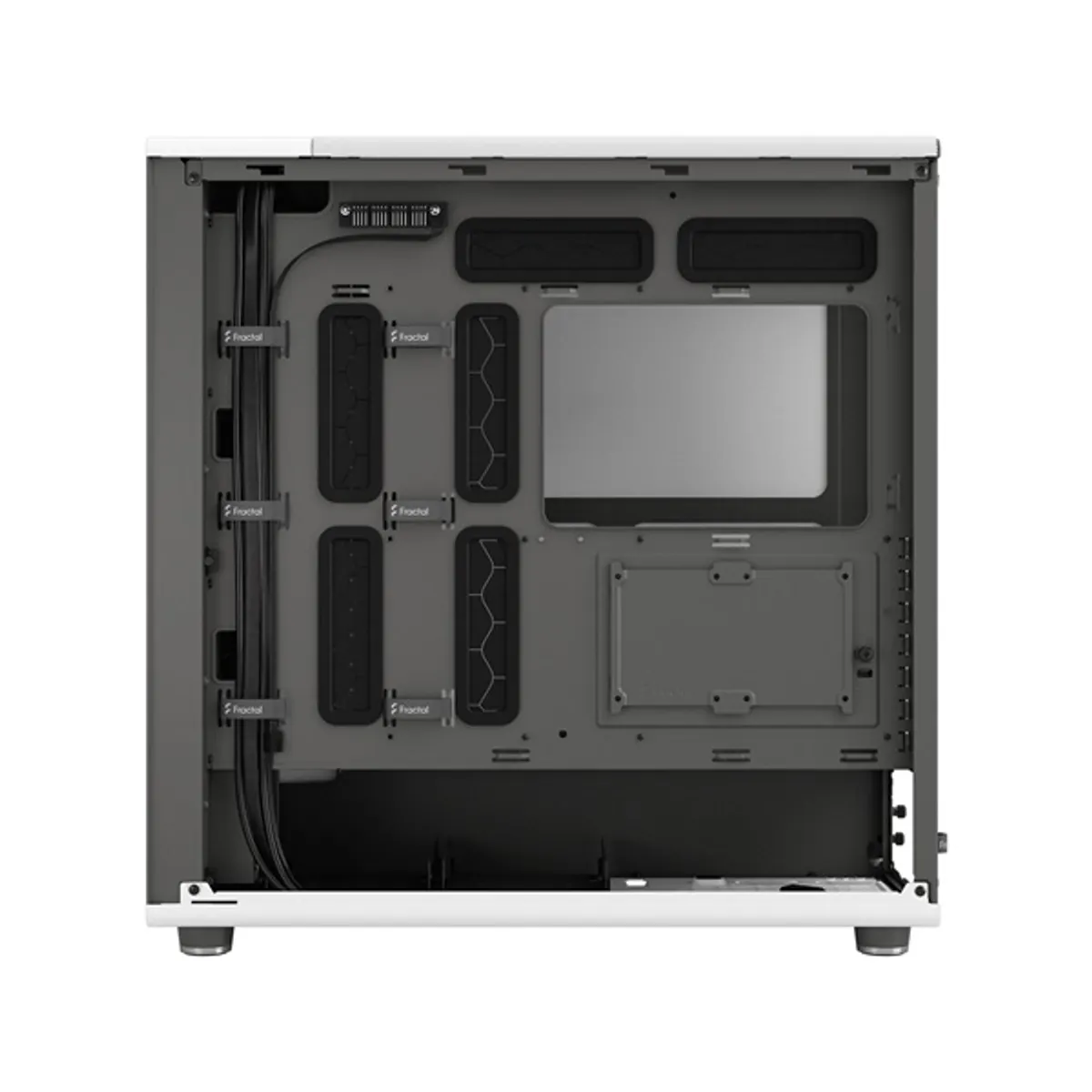 Fractal design North XL fehér E-ATX 413 mm GPU 420 mm elülső radiátor 3x 140 mm ventilátor #10