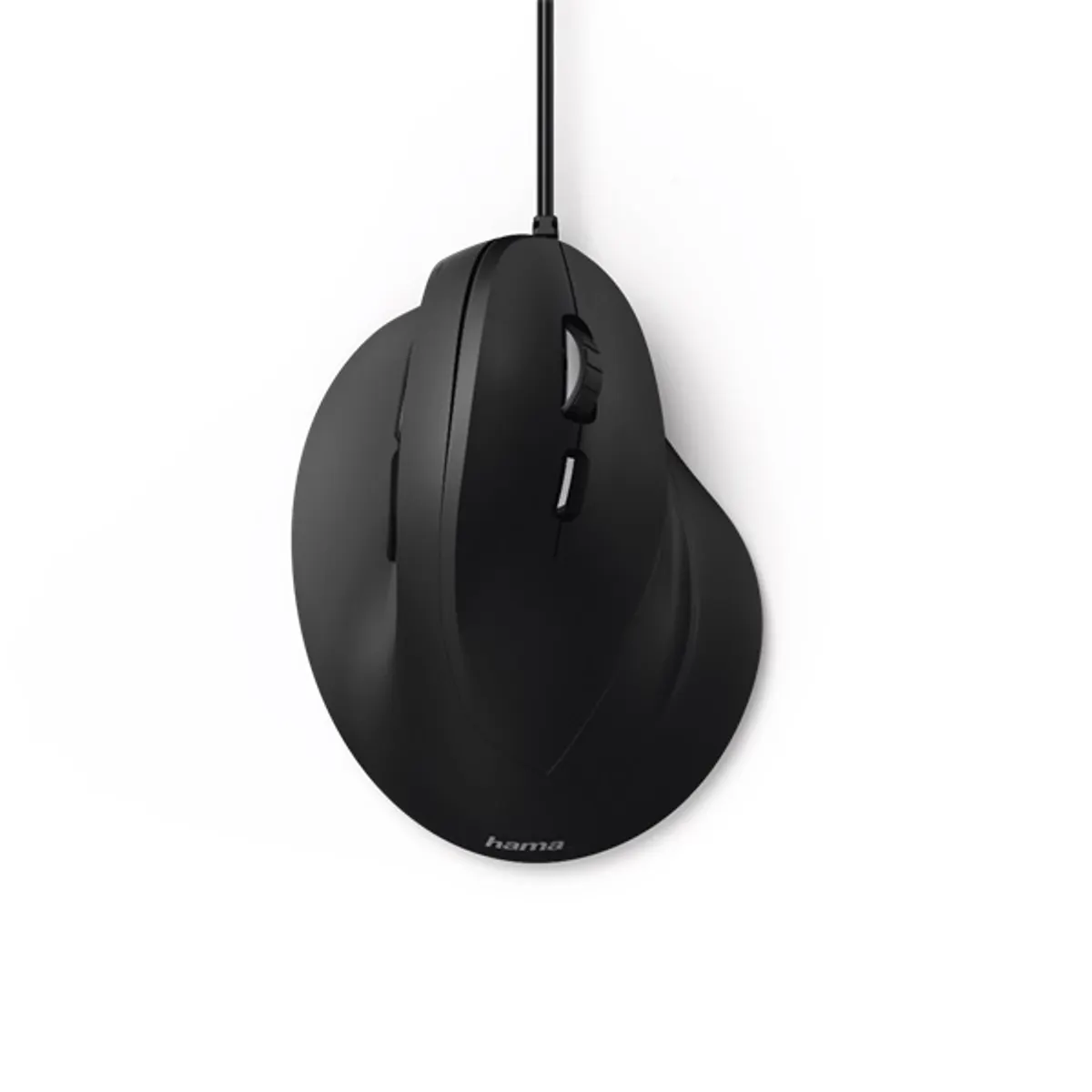 HAMA 00182698 Vertical Ergonomic EMC-500 fekete USB optikai egér 6 gomb DPI kapcsoló 1000 1400 1800 dpi 180 cm #1