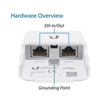 Ubiquiti ETH-SP-G2 Ethernet túlfeszültségvédő kültéri 2x RJ45 csatlakozó Gen 2 PoE támogatás #2