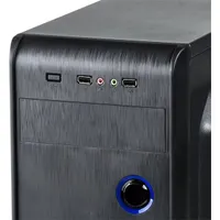 AKYGA AK939BL Midi ATX ház fekete 5,25 külső hely 1 db 3,5 belső hely 3 db 2,5 belső hely 3 db USB 2.0 előlapon 2 db max GPU hossz 385 mm táp nincs #3