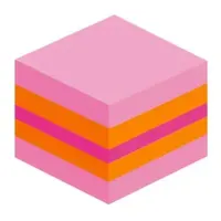 POST-IT 7100172395 mini jegyzetkocka 51x51mm 400 lapok többszínű öntapadó PEFC #6