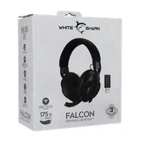 White Shark WS WGH-2441B FALCON-B Fekete vezetékes és vezeték nélküli gamer headset 40 mm 20-20000 Hz 30 ohm PC MAC PS4 PS5 #9