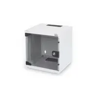 DIGITUS DN-10-05U-1 6U 10" falra szerelhető rackszekrény üvegajtós szürke
