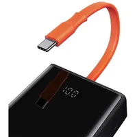 Baseus PPJL000001 20000mAh power bank 65W USB-C PD 3 eszköz egyidejű töltése 2x USB-A fekete #3