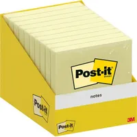 Post-It 7100317841 jegyzettömb 76x76mm 100lap öntapadós kanárisárga