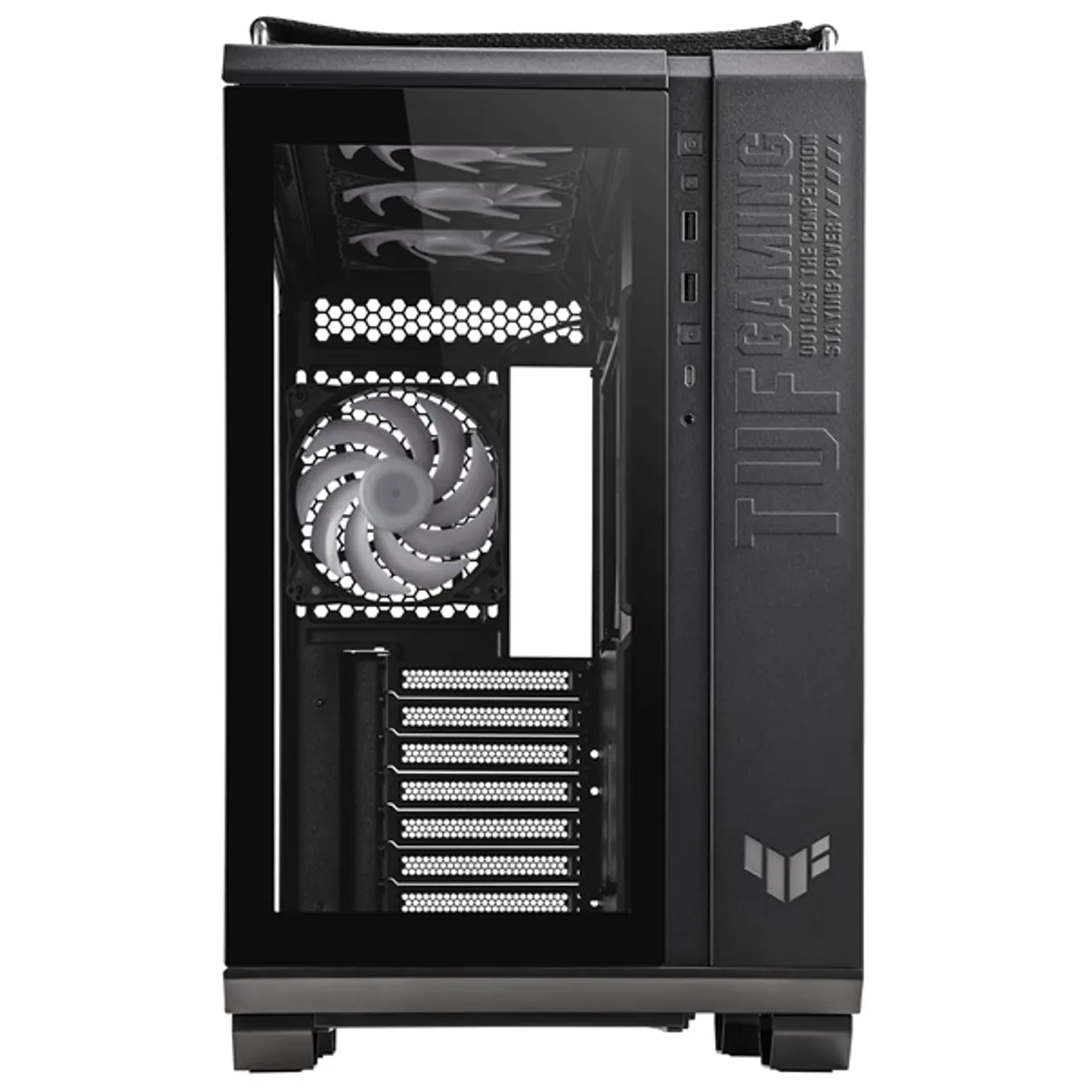 ASUS 90DC0090-B19010 GT502 PLUS fekete ATX 4 beépített ventilátor USB 3.0 fejhallgató csatlakozó #1