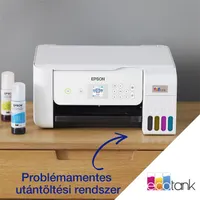 Epson C11CJ66427 EcoTank L3286 fehér színes multifunkciós tintasugaras, WiFi, USB 2.0, ePrint, eFax, Web, A4, bemeneti 100 lap, kimeneti 30 lap #9